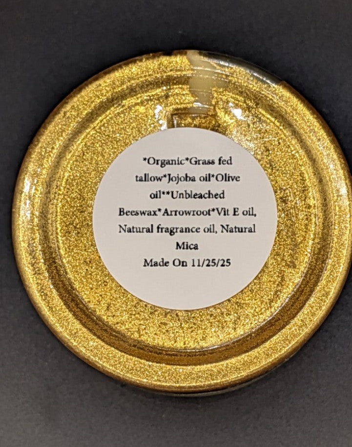 Shimmery Organic Tallow Body Butter