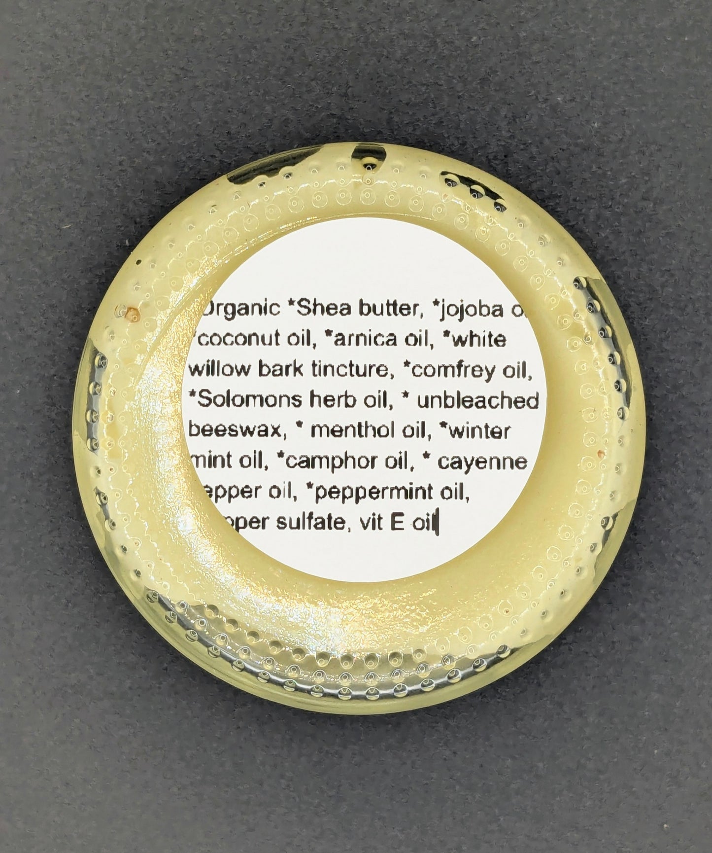 Organic Pain and Inflammation Cream