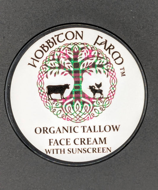 Organic Tallow Face Cream with Sunscreen