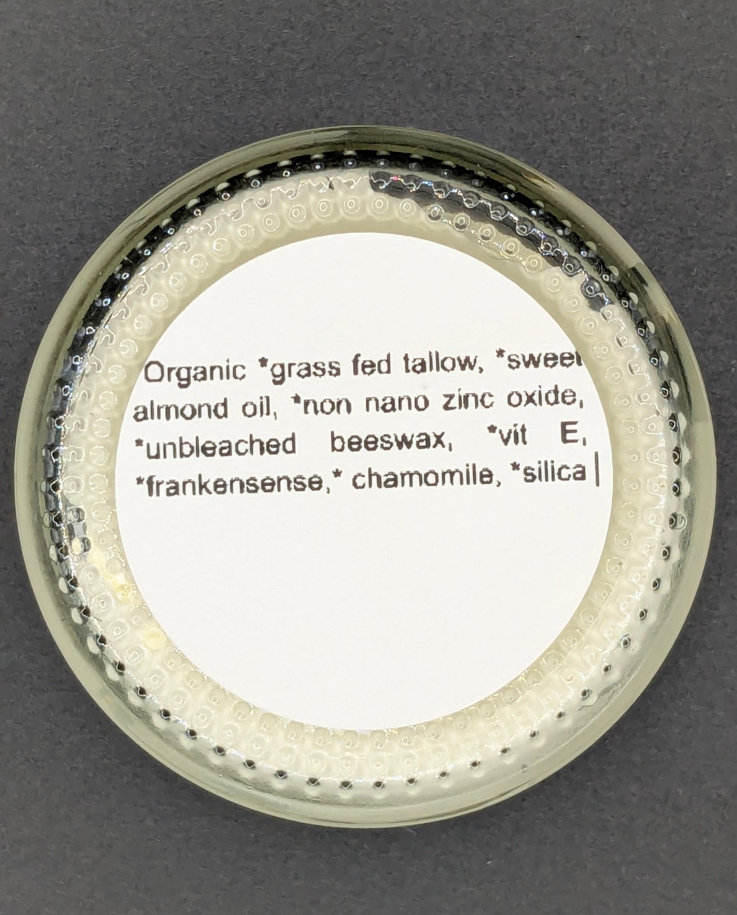 Organic Tallow Face Cream with Sunscreen