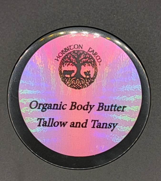 Organic Body Butter Tallow and Tansy
