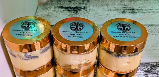 Shimmery Organic Tallow Body Butter