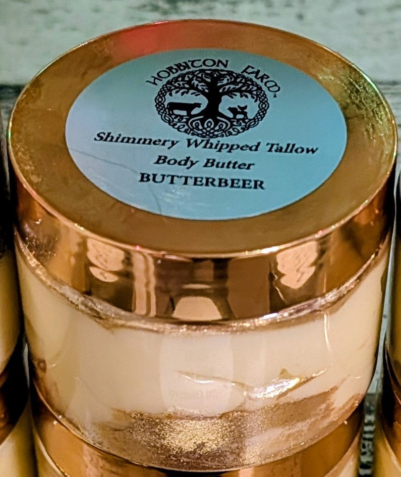 Shimmery Organic Tallow Body Butter