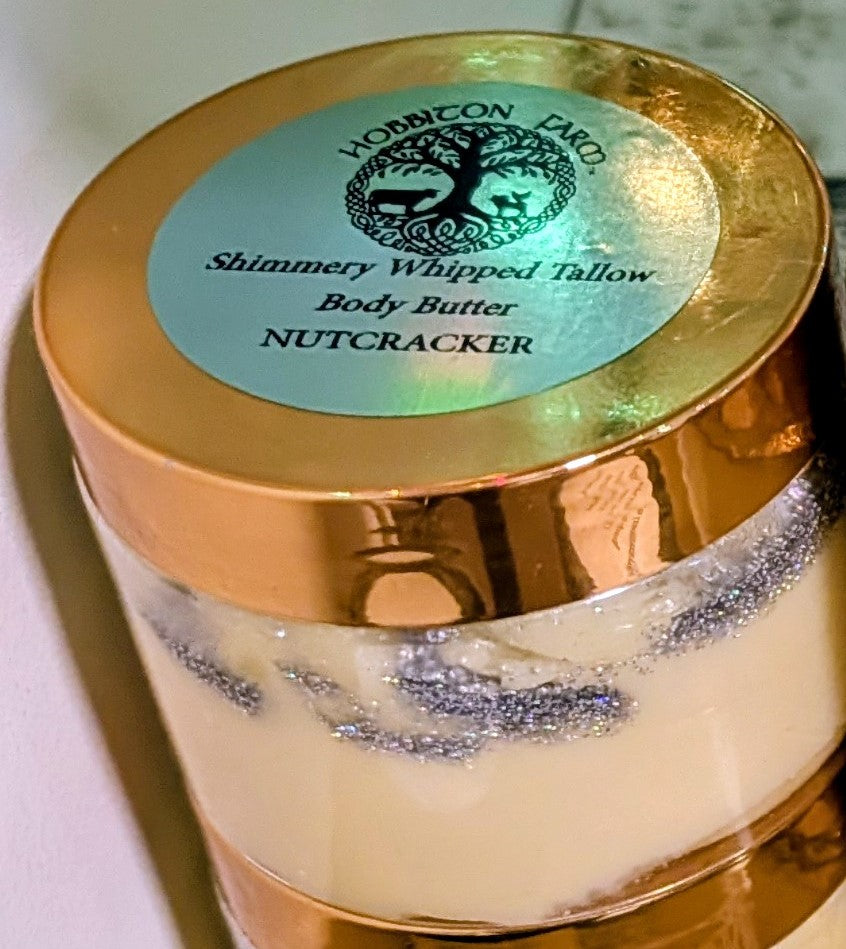 Shimmery Organic Tallow Body Butter