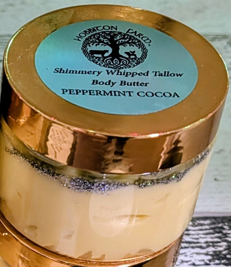 Shimmery Organic Tallow Body Butter