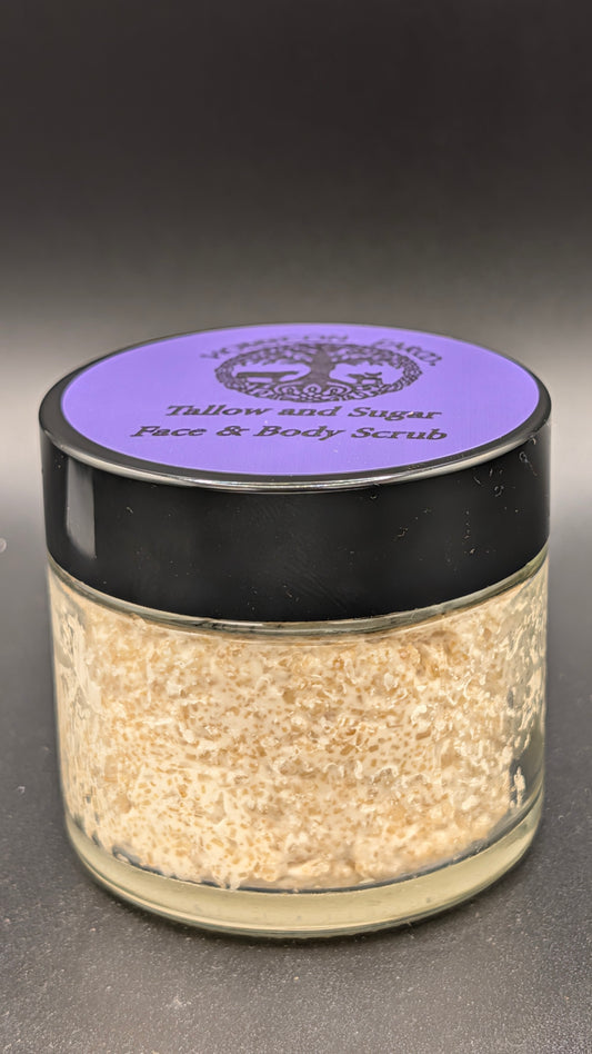 Tallow and Sugar Face and Body Scrub